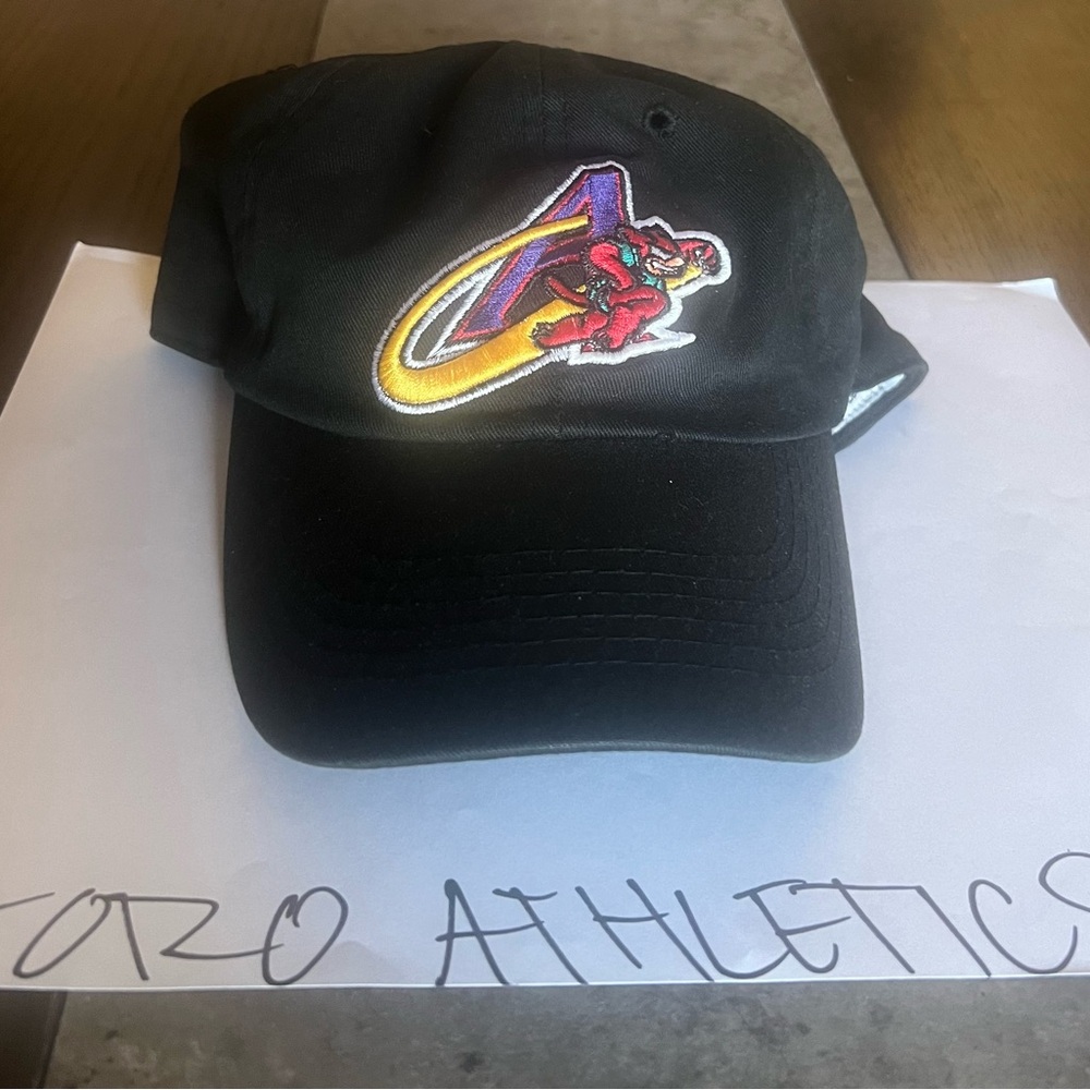 MILB Akron Aeros Black Dad Hat